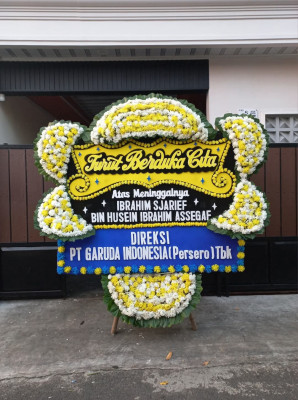 Papan Bunga Duka di Widasari