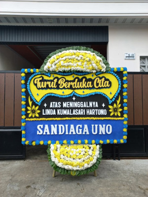 Papan Bunga Duka di Widasari